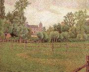 Lucien Pissarro The Deaf Woman-s House painting